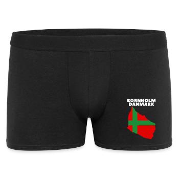 Bornholm Danmark - Männer Boxer Shorts - Schwarz - Vorne