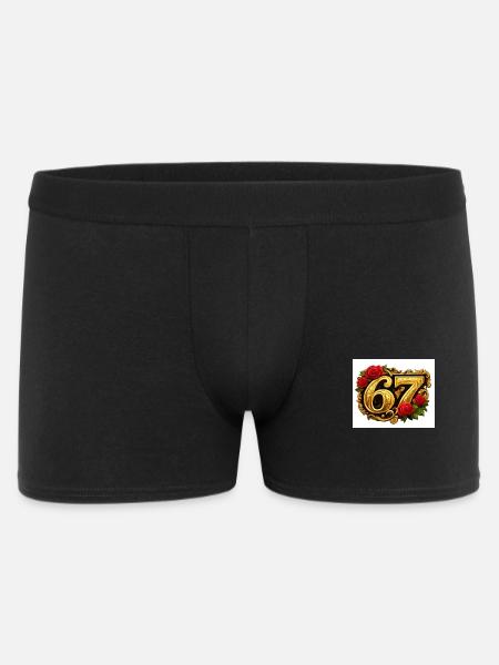 Golden67 Rose Frame - Men's Boxer Shorts - black