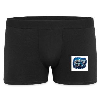 Neon Robo Number 67 - Men's Boxer Shorts - black - Front