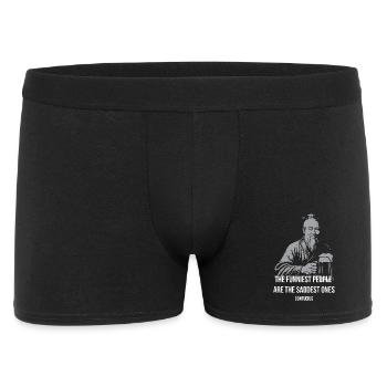 Confucius rit : Sad Joy Tee - Boxer Homme - noir - Devant