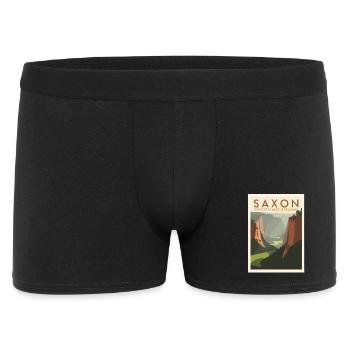 Saxon Switzerland | Vintage National Park - Men's Boxer Shorts - black - Front