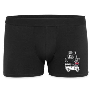 Rusty_Crusty_but_Trusty - Men's Boxer Shorts - black - Front