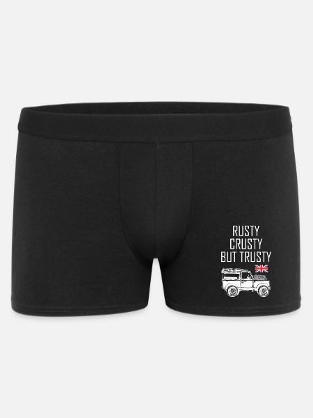 Rusty_Crusty_but_Trusty - Men's Boxer Shorts - black