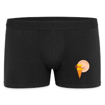 Endlich Schulkind Schultüte Geschenk - Männer Boxer Shorts - Schwarz - Vorne