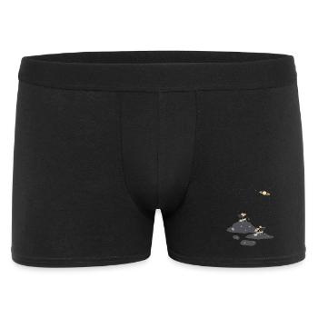 Mondrover - Männer Boxer Shorts - Schwarz - Vorne