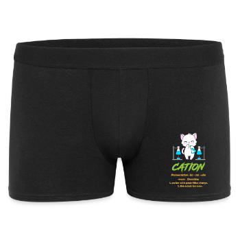 Chemielehrer Chemie Chemiker - Männer Boxer Shorts - Schwarz - Vorne