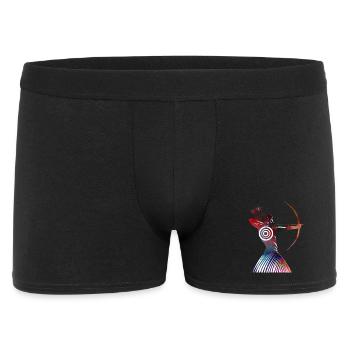 Colorful Shield Archer - Men's Boxer Shorts - black - Front
