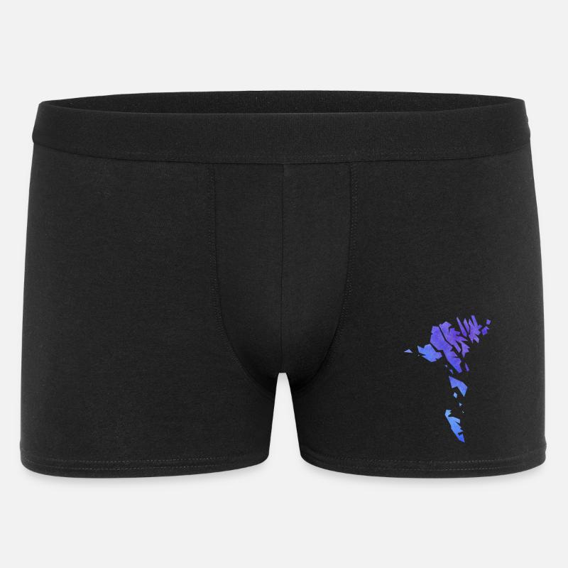 faroe - Männer Boxer Shorts - Schwarz