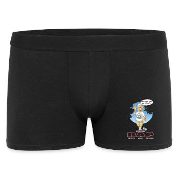 Retirement aperitif bowls - Men's Boxer Shorts - black - Front