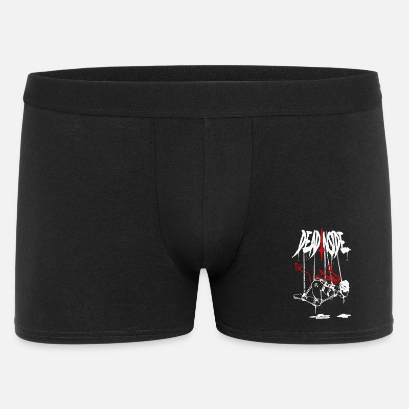 Abstrakter Feuerblitz - Männer Boxer Shorts - Schwarz