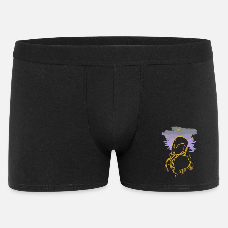 witch - Boxershorts Herr - svart