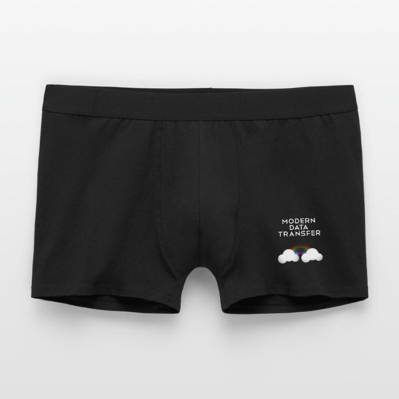 Modern Data Transfer Clouds Computer Scientist Gift Men's Boxer Shorts