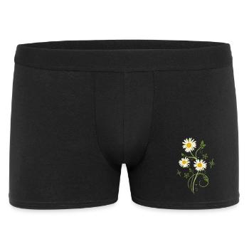 Daisies Wildflowers Summer - Men's Boxer Shorts - black - Front