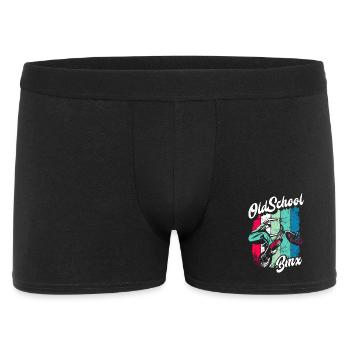 BMX vélo | Roue BMX | Cool BMX | Idée de cadeau - Boxer Homme - noir - Devant