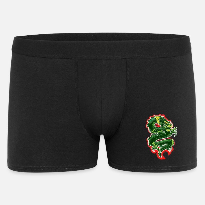 Drachen - Männer Boxer Shorts - Schwarz