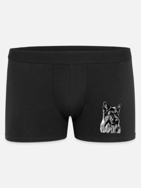 Schäferhund Deutscher Schäferhund German Shepherd - Men's Boxer Shorts - black