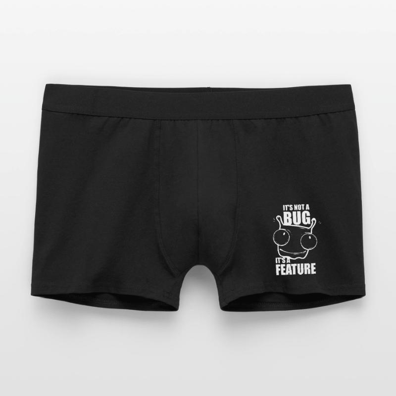 it is not a bug it is a feature - Programmeurs Boxer Homme