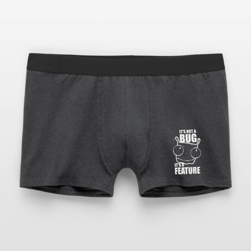 it is not a bug it is a feature - programmer Men's Boxer Shorts
