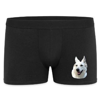 White Shepherd - Men's Boxer Shorts - black - Front