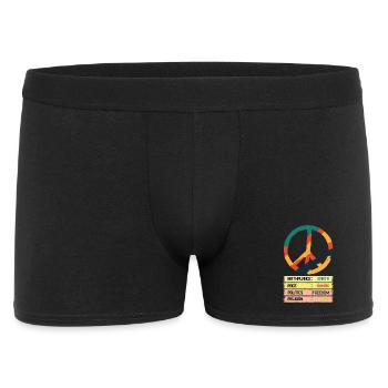United Land Peace and Freedom - Men's Boxer Shorts - black - Front