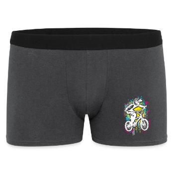 | de graffiti Bmx Bmx Bike Rider Street Art - Boxer Homme - charbon - Devant
