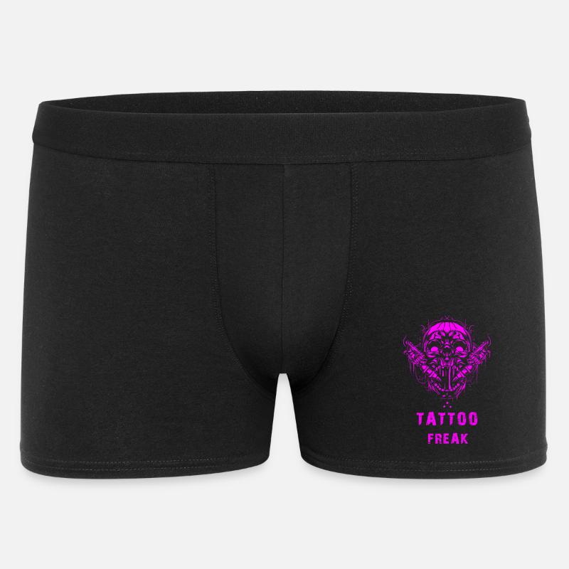 Tattoo Freak - Männer Boxer Shorts - Schwarz