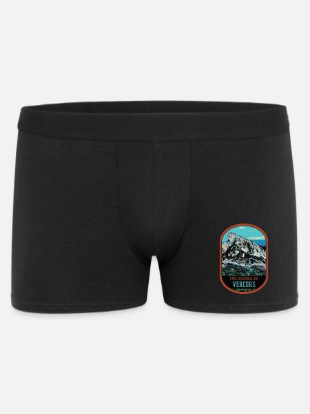 Original illustration Vercors Regional Park - Men's Boxer Shorts - black