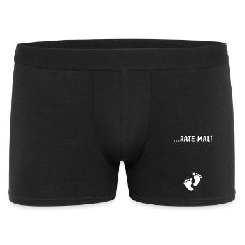 Babyglück Babyfüße Schwangerschaft Schwanger - Männer Boxer Shorts - Schwarz - Vorne