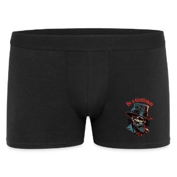 Gentleman Skull - Men's Boxer Shorts - black - Front