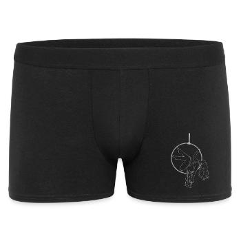 Man in the moon - Men's Boxer Shorts - black - Front