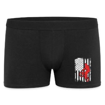 BMX USA Flag - Men's Boxer Shorts - black - Front