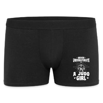 Judoka féminine - Boxer Homme - noir - Devant