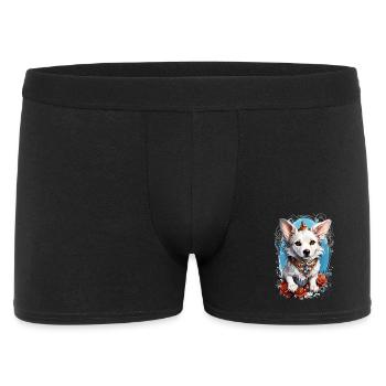 Chien mignon - Boxer Homme - noir - Devant