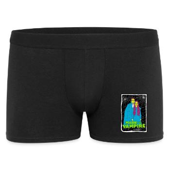 Duo de vampires avec fond de toile d’araignée - Boxer Homme - noir - Devant