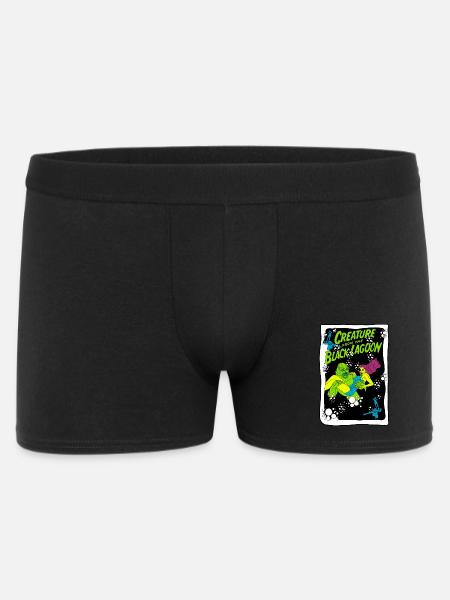 Creature from the Black Lagoon Illustration - Men's Boxer Shorts - black