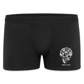 Burden of Mind Skull Wheel - Men's Boxer Shorts - black - Front
