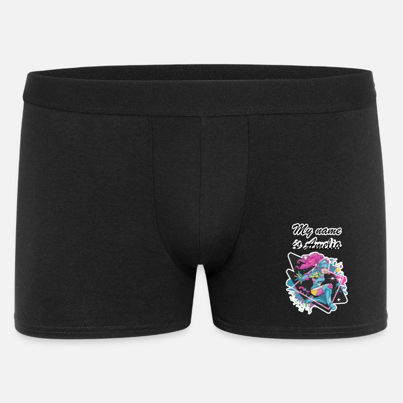 My name is Amelia 2026 - Men's Boxer Shorts - black
