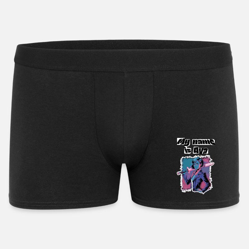 Mein Name ist Ava 2026 - Männer Boxer Shorts - Schwarz