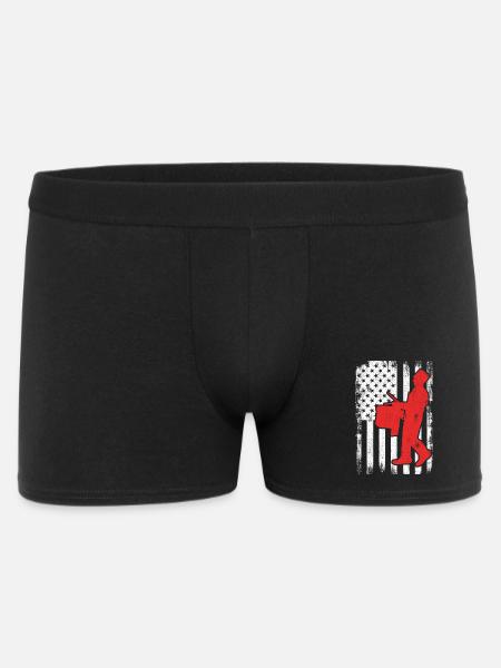 USA Patriotic drummer - Men's Boxer Shorts - black
