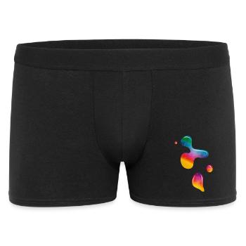 Flowing Paint Bubbles – Lava Lamp Magic - Men's Boxer Shorts - black - Front
