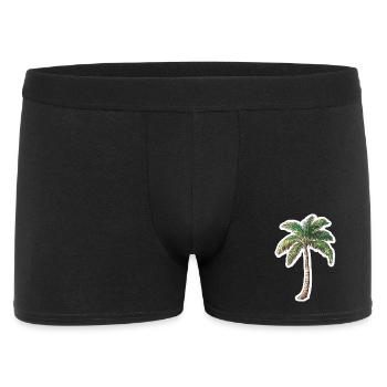 Palm tree - Men's Boxer Shorts - black - Front