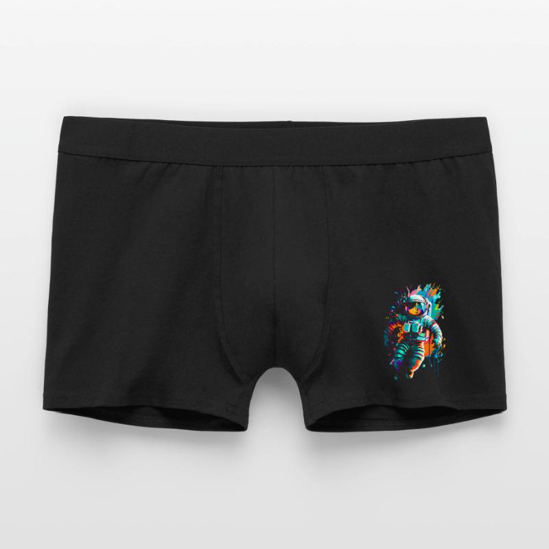 Astronaute de couleur dans l’espace spatial Boxer Homme