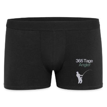 365 Days Angler – Angler Gift - Men's Boxer Shorts - black - Front