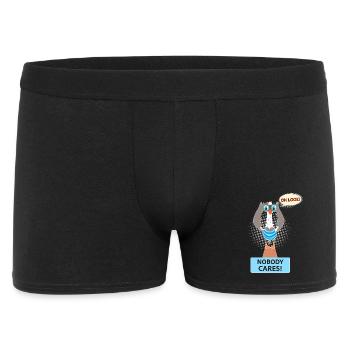 Personne ne s’en soucie - Chemise Sarcasm Fun - Boxer Homme - noir - Devant