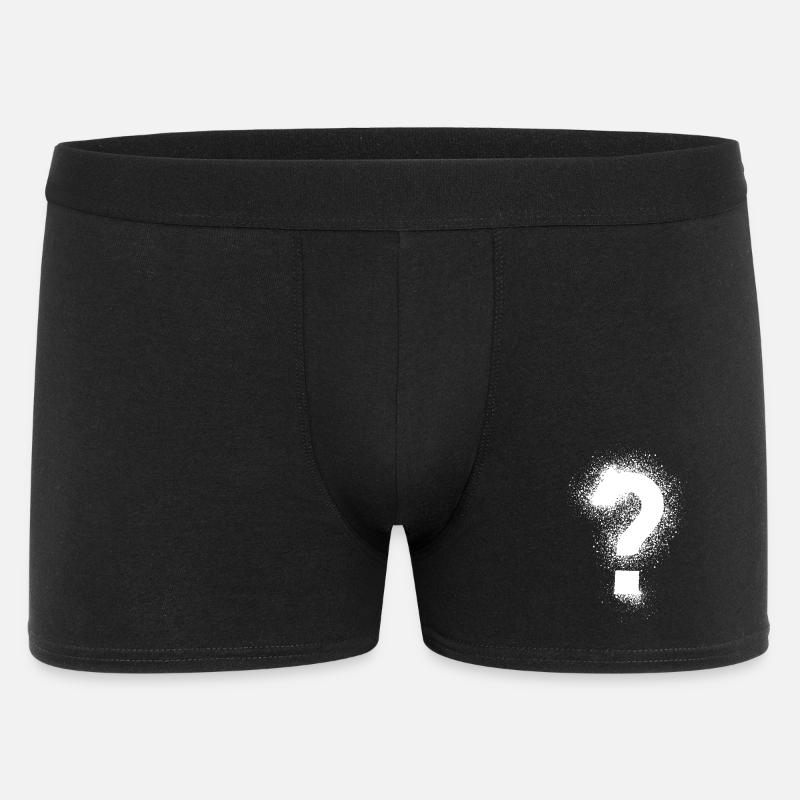 Fragezeichen - Männer Boxer Shorts - Schwarz