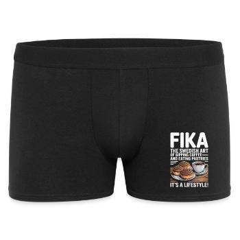 Fika : le style de vie du café et de la pâtisserie suédois - Boxer Homme - noir - Devant