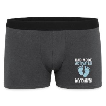 Le mode papa active l’arrivée de bébé - Boxer Homme - charbon - Devant