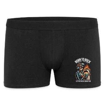 Rock and Roll Always and Forever Rockabilly 2025 - Männer Boxer Shorts - Schwarz - Vorne