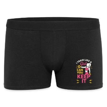 Girl Power Gym Tee - Men's Boxer Shorts - black - Front