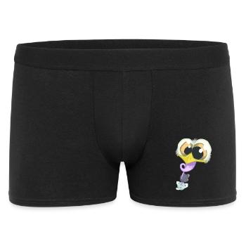Space Ostrich - Men's Boxer Shorts - black - Front